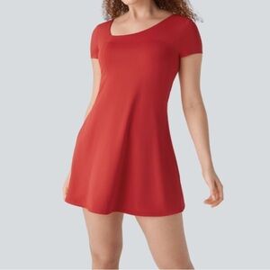 Halara SoftlyZero Quickdry 2 Piece Side Pocket Mini Tennis Active Dress SZ SMALL